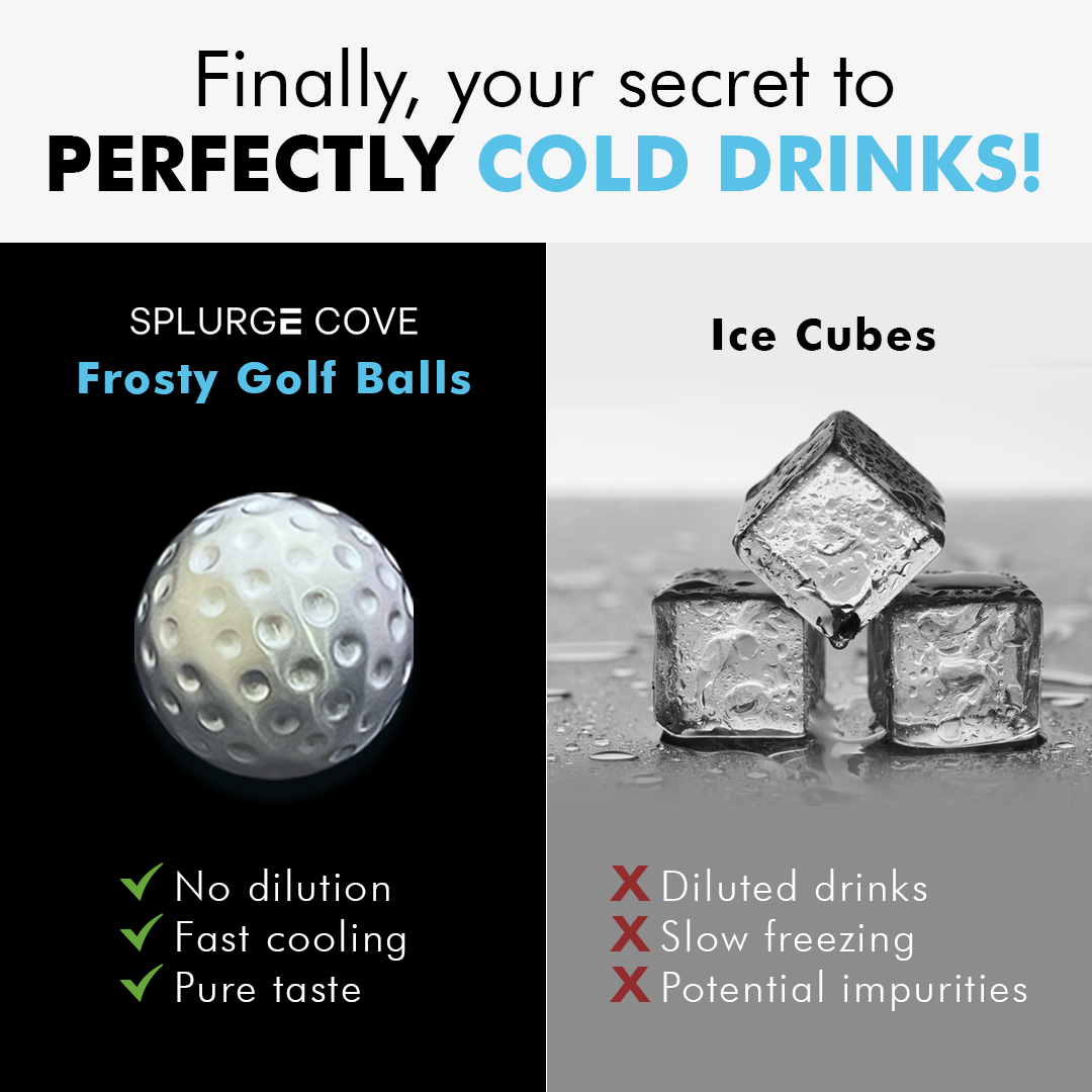 Frosty Golf Balls
